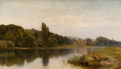 Estate sul Tamigi, Chiesa e Abbazia di Bisham, c.1875 da John Surtees
